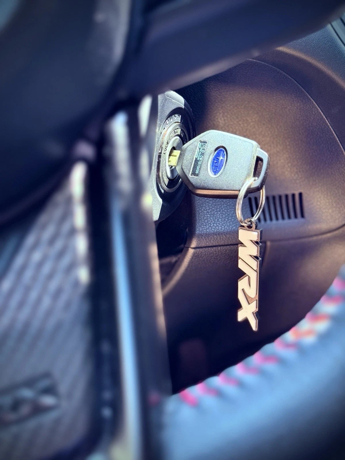 3D WRX Keychain White – Bold Style for Subaru Enthusiasts