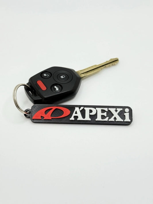 APEXi JDM Keychain – Retro 90s Tuner Logo – Drift & Import Car Accessory